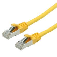 Купить кабели и разъемы для аудио- и видеотехники VALUE by ROTRONIC-SECOMP AG: VALUE S/FTP Patch Cord Cat.6 - halogen-free - yellow - 0.5 m - 0.5 m - Cat6 - S/FTP (S-STP) - RJ-45 - RJ-45