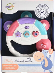 Fisher Price Grzechotka Interaktywna Tamburyn Dźwięki Kształty Muzyczna Zabawka Kolorowa