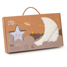 INTERBABY Baby Gift Set Baby With Blanket And Little Star Lamp