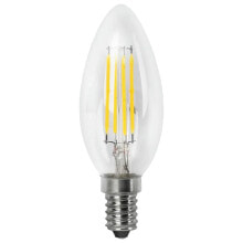 MATEL Led candle filament bulb C37 E14 warm clear 4W