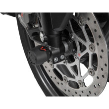 Аксессуары для мотоциклов и мототехники SW-MOTECH Moto Guzzi V85 TT Front Wheel Axle Protectors