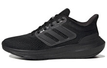adidas Ultrabounce 轻便防滑耐磨 低帮 跑步鞋 女款 黑色 / Обувь спортивная Adidas Ultrabounce HP5786 для бега