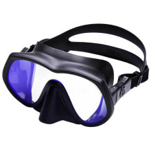 Masks and snorkels for scuba diving