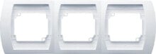 Розетки, выключатели и рамки ospel Gazelle frame 3-fold horizontal silver (R-3JH / 18)
