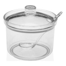 Sugar Bowl With lid Transparent