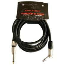 EUROCONNEX /M Mono Jack Cable jack 3.5 cable 4314-3 M 2 m 6.35 mm