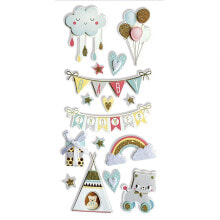 GLOBAL GIFT Sceny Scrap & Decco Baby Relief Stickers
