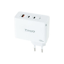 TooQ TQWC-GANQC2PD100W зарядное устройство для мобильных устройств Универсальная Белый Кабель переменного тока Для помещений