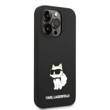 KARL LAGERFELD Klhcp14XSnchbck iPhone 14 Pro Max 6.7 Silicone Choupette phone case