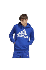 IC9366-E adidas M Bl Ft Hd Erkek Sweatshirt Mavi