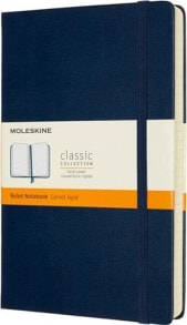 Moleskine Notes MOLESKINE Classic L (13x21 cm) w linie, twarda oprawa, sapphire blue, 400 stron, niebieski