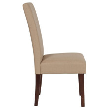 Flash Furniture greenwich Series Beige Fabric Parsons Chair
