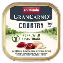 ANIMONDA Grancarno adult country chicken venison and parsnips wet dog food 150g