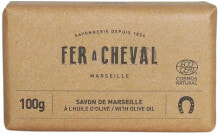 Купить туалетное и жидкое мыло Fer A Cheval: Natürliche Seife - Fer A Cheval Pure Olive Marseille Soap Bar 100 g