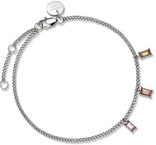Женские браслеты стальной браслет с цветными кристаллами TOCCOMBO JTBBS-J432