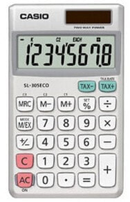 Школьные калькуляторы Калькулятор Casio SL-305ECO