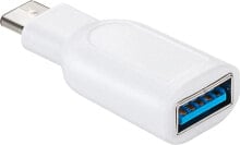 Goobay USB-C Adapter USB 3.0 A Белый 66262