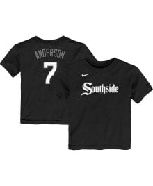 Nike toddler Unisex Tim Anderson Black Chicago White Sox City Connect Name & Number T-shirt