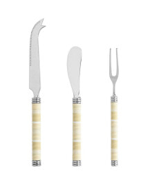 French Home jubilee Cheese Knife, Spreader and Fork Set - Shades of Light