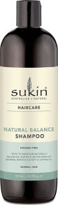 Sukin Hair Care Natural Balance Shampoo Восстанавливающий естественный баланс шампунь для нормальных волос 500 мл