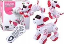 LeanToys Robot Pies Interaktywny Zdalnie Sterowany Tańczy Wykonuje Polecenia Różowy