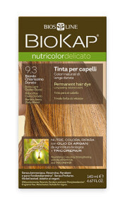 BioKap Nutricolor Delicato Hair Color 9.30 Blond Gold Краска для волос на растительной основе, оттенок экстра-светлый золотистый русый  140 мл