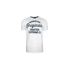 Мужские спортивные футболки мужская спортивная футболка белая с надписями Monotox Originals Crafted
