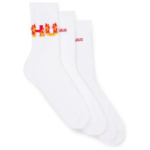 HUGO Rib Flames Socks 3 Pairs