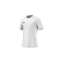 Мужские футболки мужская футболка спортивная белая с логотипом Adidas Core 15 Training