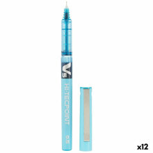 Liquid ink pen Pilot V-5 Hi-Tecpoint Light Blue 0,3 mm (12 Units)