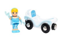 BRIO Disney Princess Cinderella & Wagon, Wagon, 3 yr(s), Blue, White