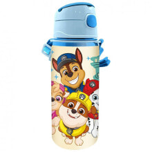 PAW PATROL Aluminum With 600ml Handle Water Bottle