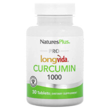 NaturesPlus, Куркумин Pro Longvida 1000, 30 таблеток