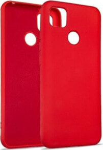 Beline Beline Etui Silicone Xiaomi Redmi 10C czerwony/red