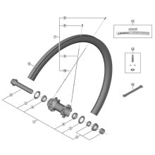 SHIMANO WH-R9270-C50-TU-F Front Hub