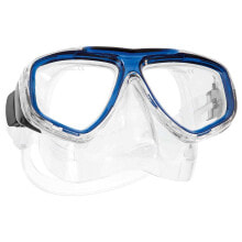 Masks and snorkels for scuba diving