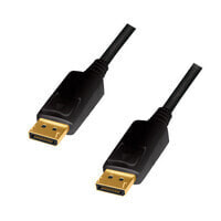 LogiLink CD0101 - 2 m - DisplayPort - DisplayPort - Male - Male - 3840 x 2160 pixels