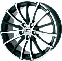 Колесный диск литой RC-Design RC18 schwarz-matt front-poliert 7.5x17 ET38 - LK5/110 ML65.1