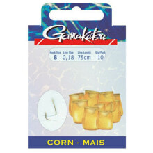Грузила, крючки, джиг-головки для рыбалки gAMAKATSU Booklet Corn 3310B Tied Hook 0.180 mm