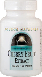 Антиоксиданты Source Naturals Cherry Fruit Extract Растительный экстракт из плодов вишни антиоксидантное средство 500 мг 90 таблеток