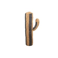 Sculpture Romimex Black Natural Natural Fibre 25 x 120 x 66 cm Cactus