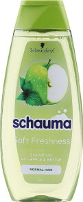 Shampoo mit Extrakt aus grünem Apfel und Brennnessel für normales Haar - Schwarzkopf Schauma Clean & Fresh Shampoo With Green Apple & Nettle