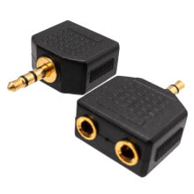 EUROCONNEX 2541E Stereo M/F Jack Splitter 3.5 mm