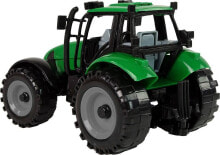 TRITON Traktor Ideal Farm Zielony Czerwony Otwierana Maska