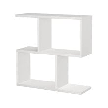 Shelves Alexandra House Living White Wood MDP 60 x 60 x 19 cm