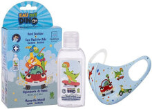 Air-Val International Eau My Dino - Set für Kinder (Handdesinfektionsmittel 100ml + Gersichtsmaske 1St.)