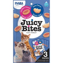 INABA Juicy Bites Chicken and tuna cat treat 3x11g