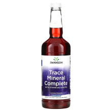 Swanson, Trace Mineral Complete with Vitamin B12 & Biotin, Cherry, 32 fl oz (946 ml)