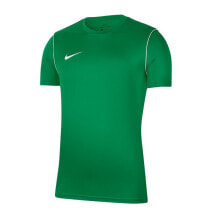 Мужские спортивные футболки мужская футболка спортивная зеленая с логотипом Nike Park 20 M BV6883-302