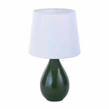 Desk lamp Versa Roxanne Green Ceramic (20 x 35 x 20 cm)